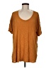 Old Navy Brown Orange Short Sleeve Top Size M - photo 1