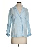 J.Crew Blue 3/4 Sleeve Button-Down Shirt Size 4 - photo 1