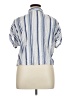 Bailey & Chloe 100% Rayon Stripes Blue Short Sleeve Blouse Size XL - photo 2
