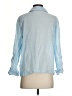 J.Crew Blue 3/4 Sleeve Button-Down Shirt Size 4 - photo 2
