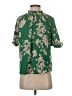 Sienna Sky 100% Polyester Green Short Sleeve Turtleneck Size S - photo 1