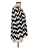 The Limited Chevron-herringbone Black 3/4 Sleeve Blouse Size L - photo 4