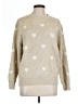 Nicole Miller Hearts Tan Pullover Sweater Size L - photo 1