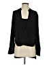 BCBGMAXAZRIA 100% Polyester Black Long Sleeve Blouse Size XS - photo 1