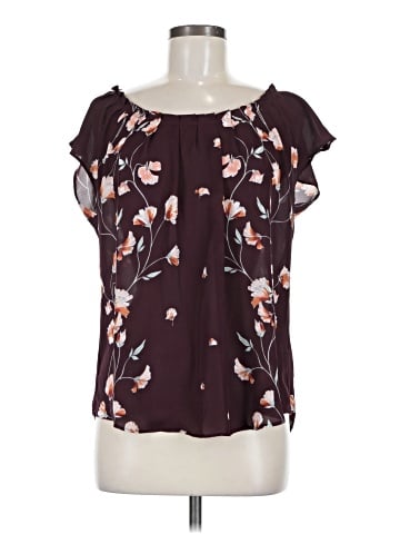 LC Lauren Conrad Short Sleeve Blouse (view 1)