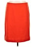 The Limited Solid Orange Casual Skirt Size 12 - photo 1