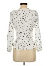 Jon & Anna Polka Dots Ivory Long Sleeve Blouse Size L - photo 2
