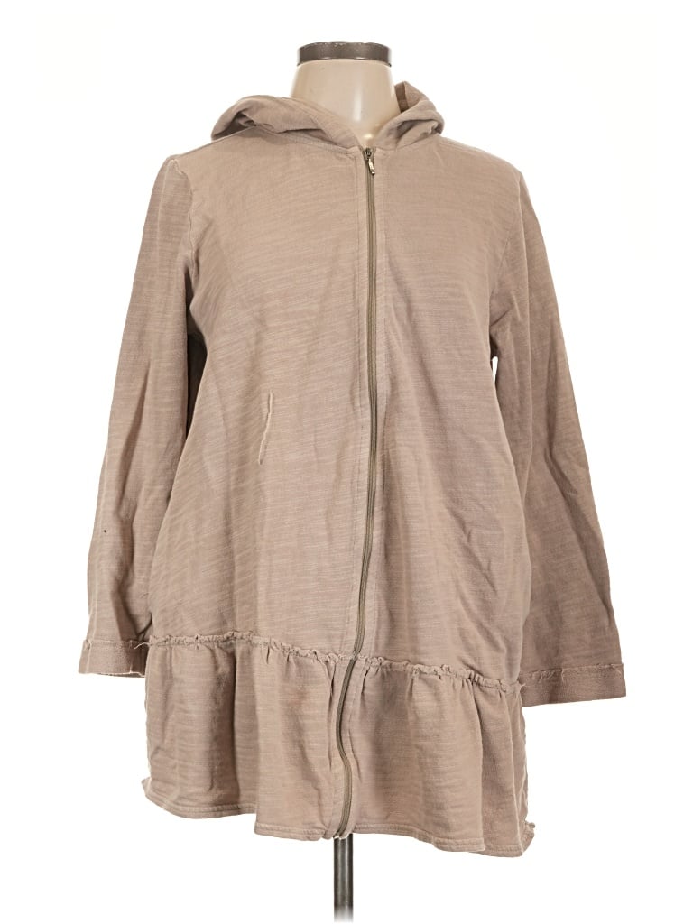 Pre-owned Purejill Raincoat In Tan