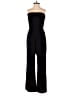 Monteau 100% Polyester Solid Black Jumpsuit Size S - photo 1
