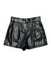 Zara Metallic Black Shorts Size M - photo 1