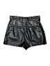 Zara Metallic Black Shorts Size M - photo 2