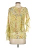 Tiny Yellow 3/4 Sleeve Blouse Size S - photo 2