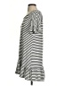 Max Studio Stripes White Casual Dress Size XS - photo 5