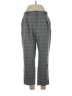 Elodie Plaid Gray Casual Pants Size L - photo 1
