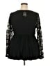 Torrid Black Long Sleeve Top Size 2X Plus (2) - photo 2