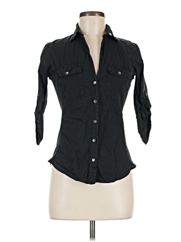 James Perse 3/4 Sleeve Button-Down Shirt (view 1)