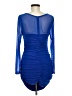 Unbranded Blue Cocktail Dress Size M - photo 2
