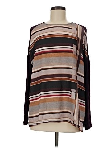 Zara W&B Collection Long Sleeve Blouse (view 1)