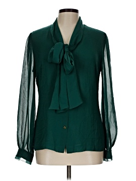 Tory Burch Long Sleeve Silk Top