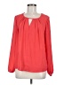 Pleione Red Long Sleeve Blouse Size M - photo 1