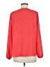 Pleione Red Long Sleeve Blouse Size M - photo 2