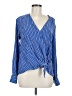 Rag & Bone Blue Long Sleeve Blouse Size M - photo 1