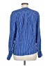 Rag & Bone Blue Long Sleeve Blouse Size M - photo 2