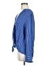 Rag & Bone Blue Long Sleeve Blouse Size M - photo 5