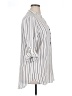 La Vie 89 100% Polyester Stripes White 3/4 Sleeve Blouse Size XL - photo 4