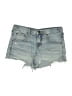 Free People Blue Denim Shorts Size 25 waist - photo 1