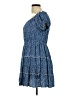 Shein 100% Rayon Polka Dots Blue Casual Dress Size 12 - photo 5