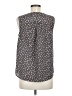 Ann Taylor LOFT Gray Sleeveless Blouse Size M - photo 2