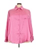 In'Voland Color Block Pink Long Sleeve Blouse Size 24W - photo 1
