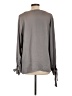 Banana Republic 100% Polyester Gray Long Sleeve Blouse Size L - photo 2