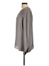 Banana Republic 100% Polyester Gray Long Sleeve Blouse Size L - photo 5