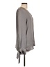 Banana Republic 100% Polyester Gray Long Sleeve Blouse Size L - photo 4