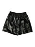 Cotton Bleu Metallic Black Shorts Size S - photo 2