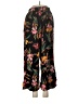 Unbranded Floral Black Casual Pants Size M (estimated) - photo 1