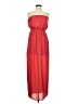 Amisu 100% Polyester Color Block Red Casual Dress Size 6 - photo 1