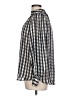 H&M 100% Polyester Checkered-gingham Gray Long Sleeve Blouse Size L - photo 5