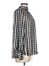 H&M 100% Polyester Checkered-gingham Gray Long Sleeve Blouse Size L - photo 4