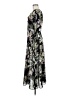 Karin Stevens 100% Polyester Floral Gray Casual Dress Size 6 - photo 5