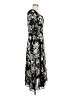 Karin Stevens 100% Polyester Floral Gray Casual Dress Size 6 - photo 4