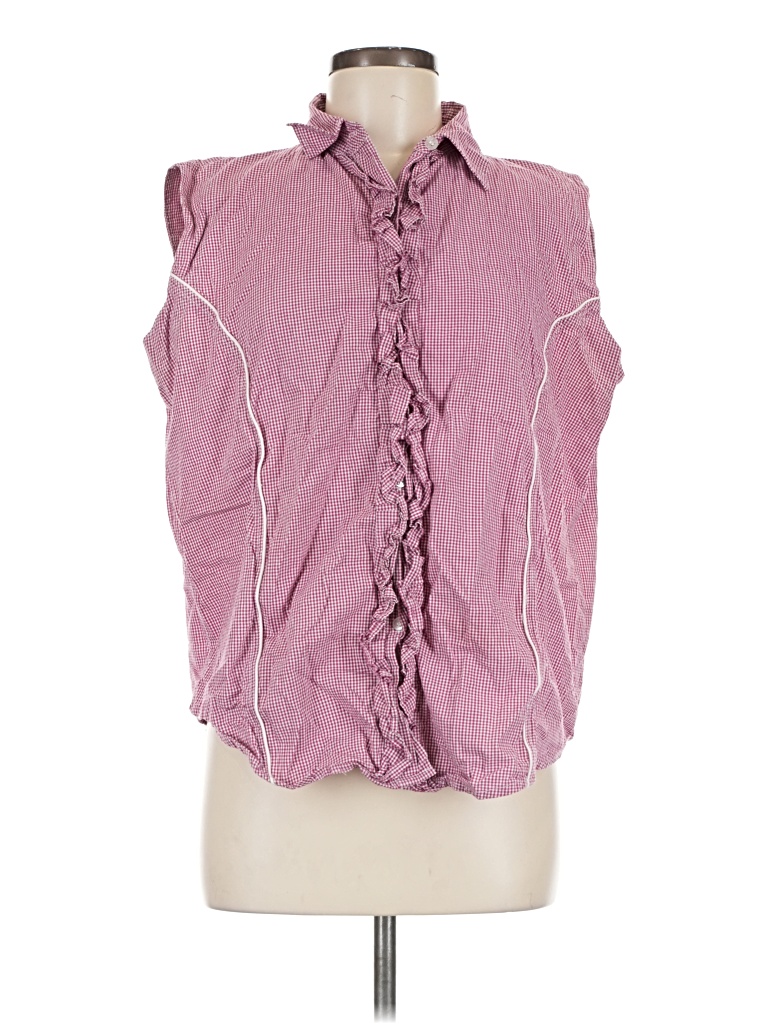 Pre-owned Assorted Brands Sleeveless Blouse In Pink