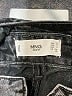 MNG 100% Cotton Tweed Black Jeans Size 8 - photo 7