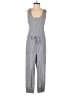 Drew 100% Cotton Solid Gray Jumpsuit Size XS - photo 1