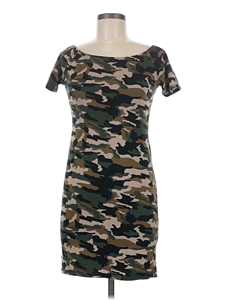 Pre-owned Heart & Hips Casual Dress In Brown