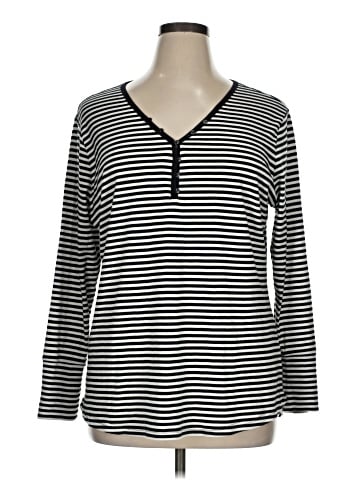 Caslon Long Sleeve Henley (view 1)