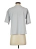 Uniqlo 100% Polyester Gray Short Sleeve Blouse Size XXS - photo 2