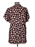 CAbi 100% Polyester Floral Pink Short Sleeve Blouse Size M - photo 2